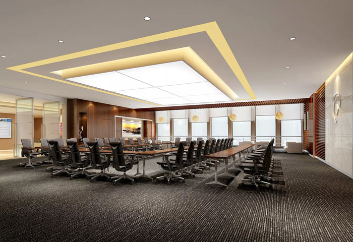 银行写字楼会议室装修设计效果图